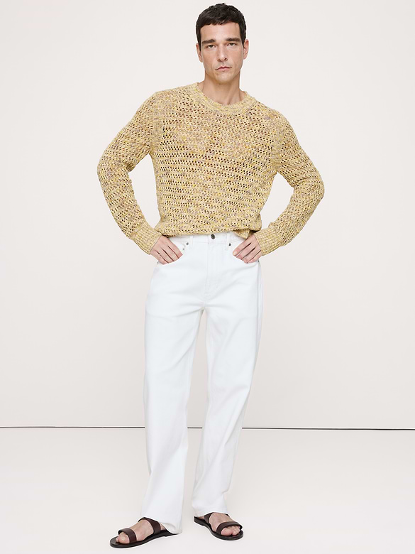 Spacedye Cotton-Silk Sweater