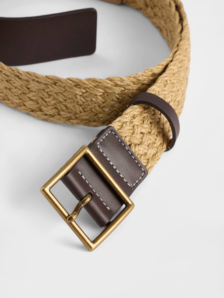 Image number 3 showing, Raffia Belt