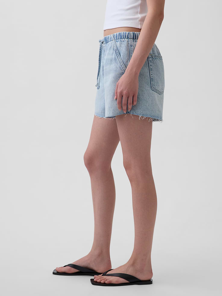 Image number 3 showing, 3.5” UltraSoft Low Slung Easy Denim Shorts