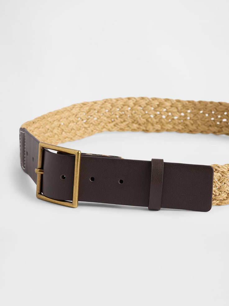 Image number 4 showing, Raffia Belt
