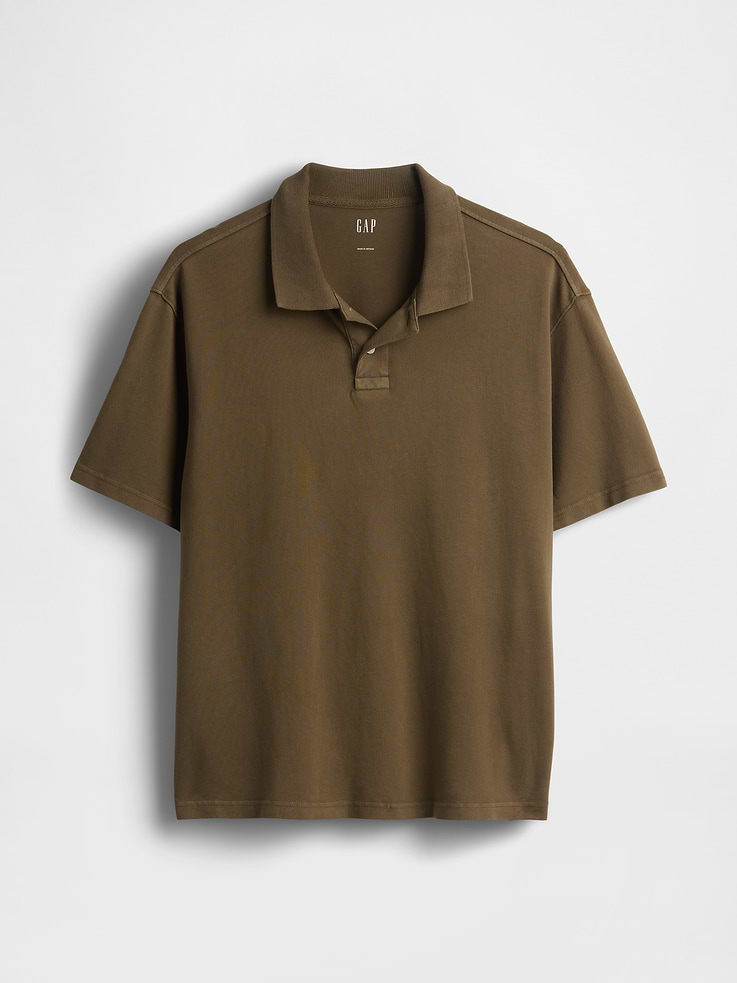Image number 5 showing, Relaxed Pique Polo