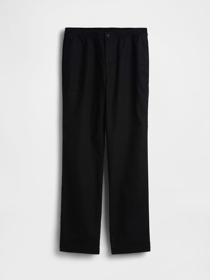 Image number 6 showing, Linen-Cotton Relaxed Taper Easy Pants