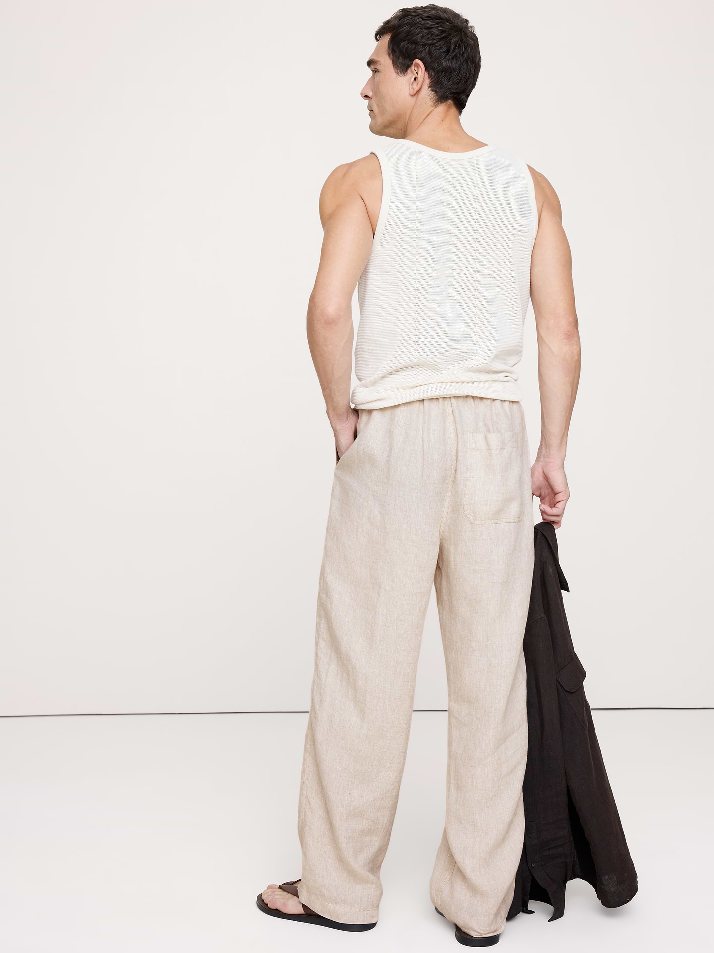 Image number 2 showing, Relaxed Linen Pull-on Beach Pant
