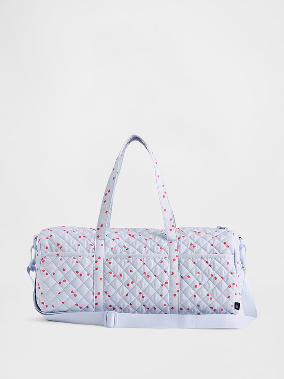 Sac de fin de semaine matelassé à motif pour Enfant