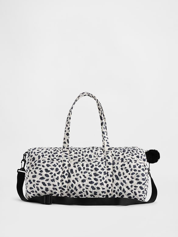Sac de fin de semaine matelassé à motif pour Enfant