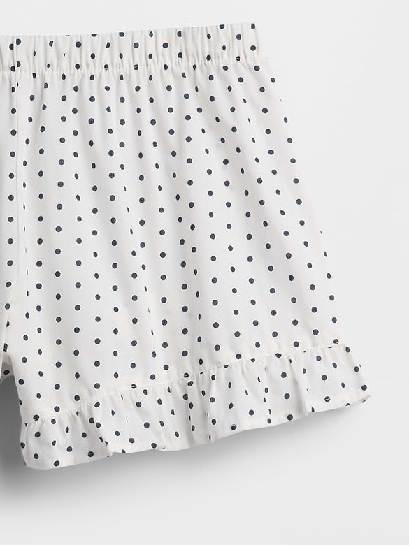 Ruffle Poplin PJ Shorts
