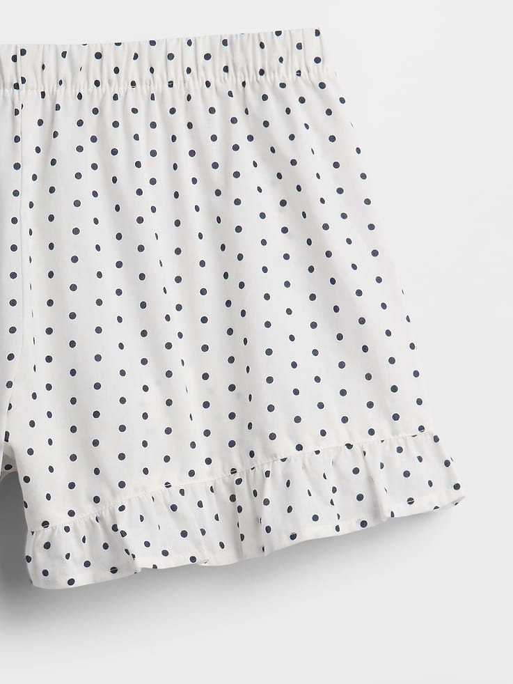 Image number 5 showing, Ruffle Poplin PJ Shorts