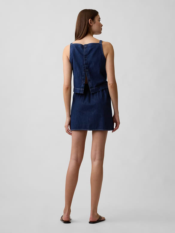 Denim Mini Skirt