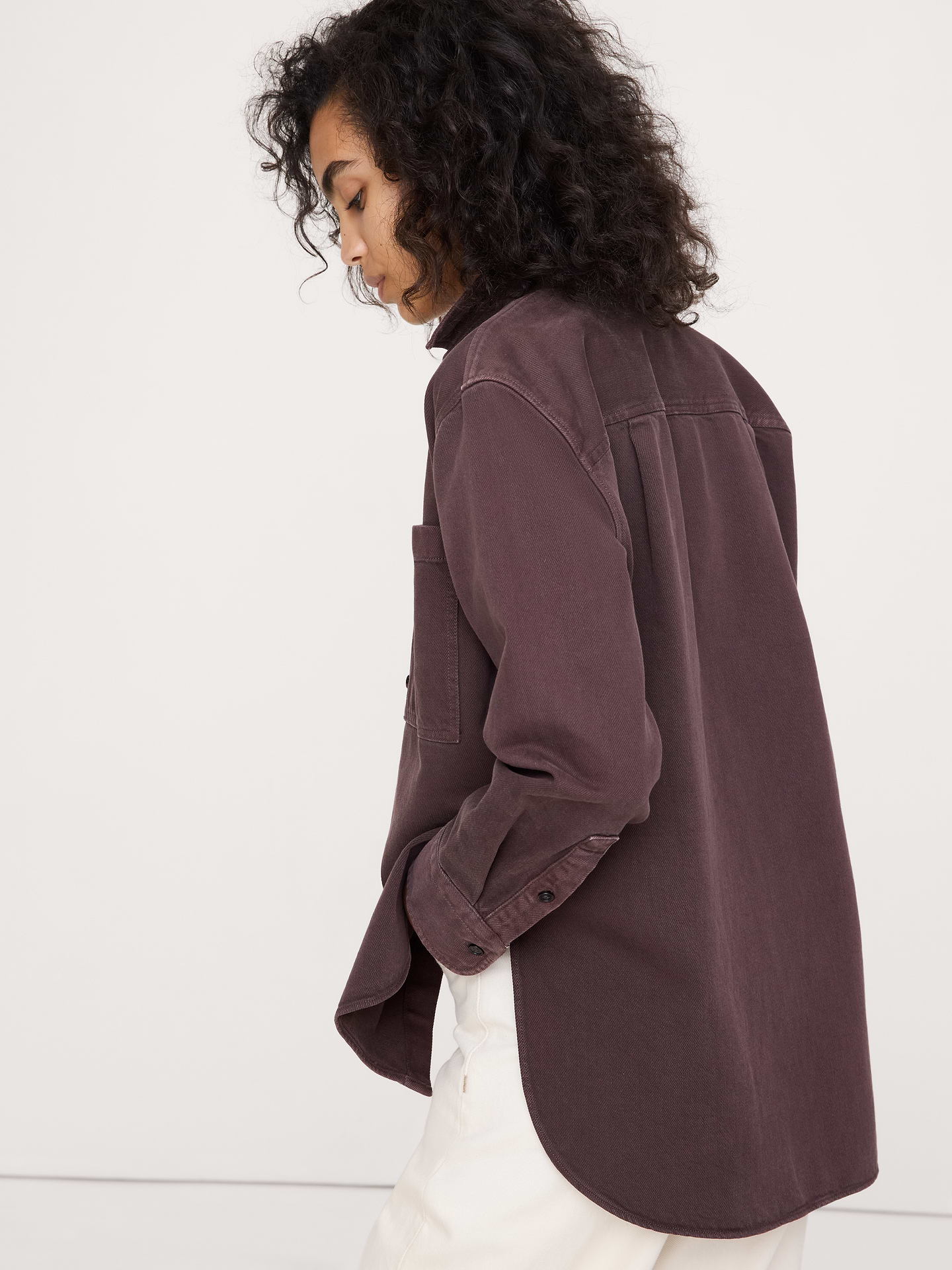 Image number 5 showing, The Oversized Denim Shirt