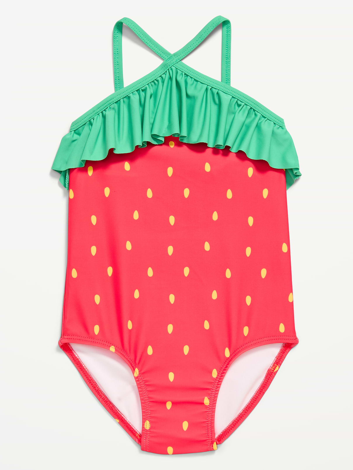 Image number 2 showing, Ruffled One-Piece Swimsuit for Toddler Girls