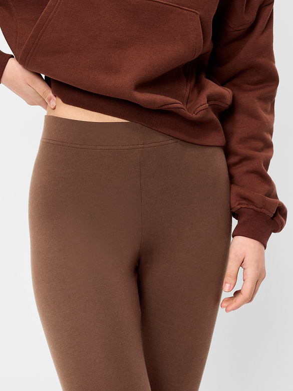 High-Waisted Fashion Layering Cropped Legging