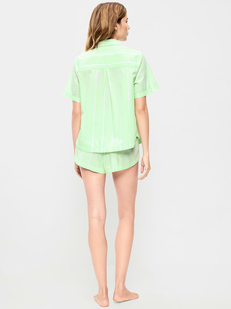 Image number 2 showing, Poplin Pajama Short Set