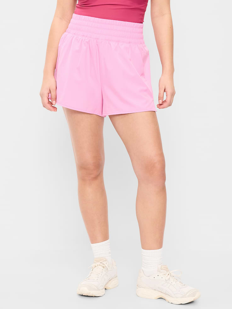 Image number 5 showing, Extra High-Waisted Crinkle Run Shorts -- 3-inch inseam