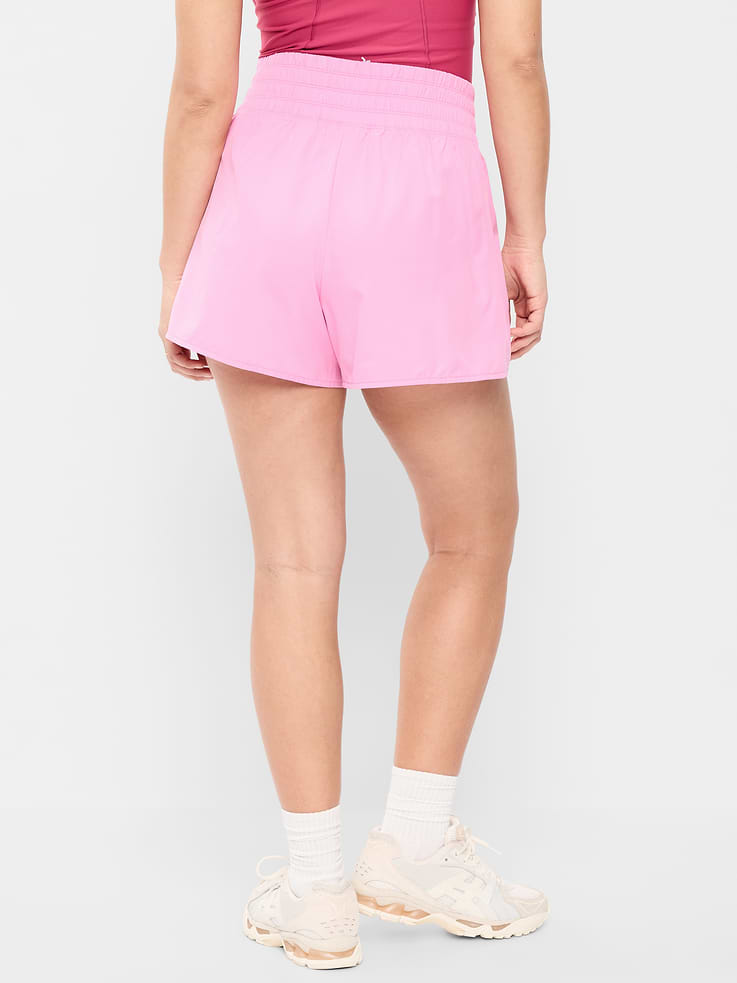 Image number 6 showing, Extra High-Waisted Crinkle Run Shorts -- 3-inch inseam