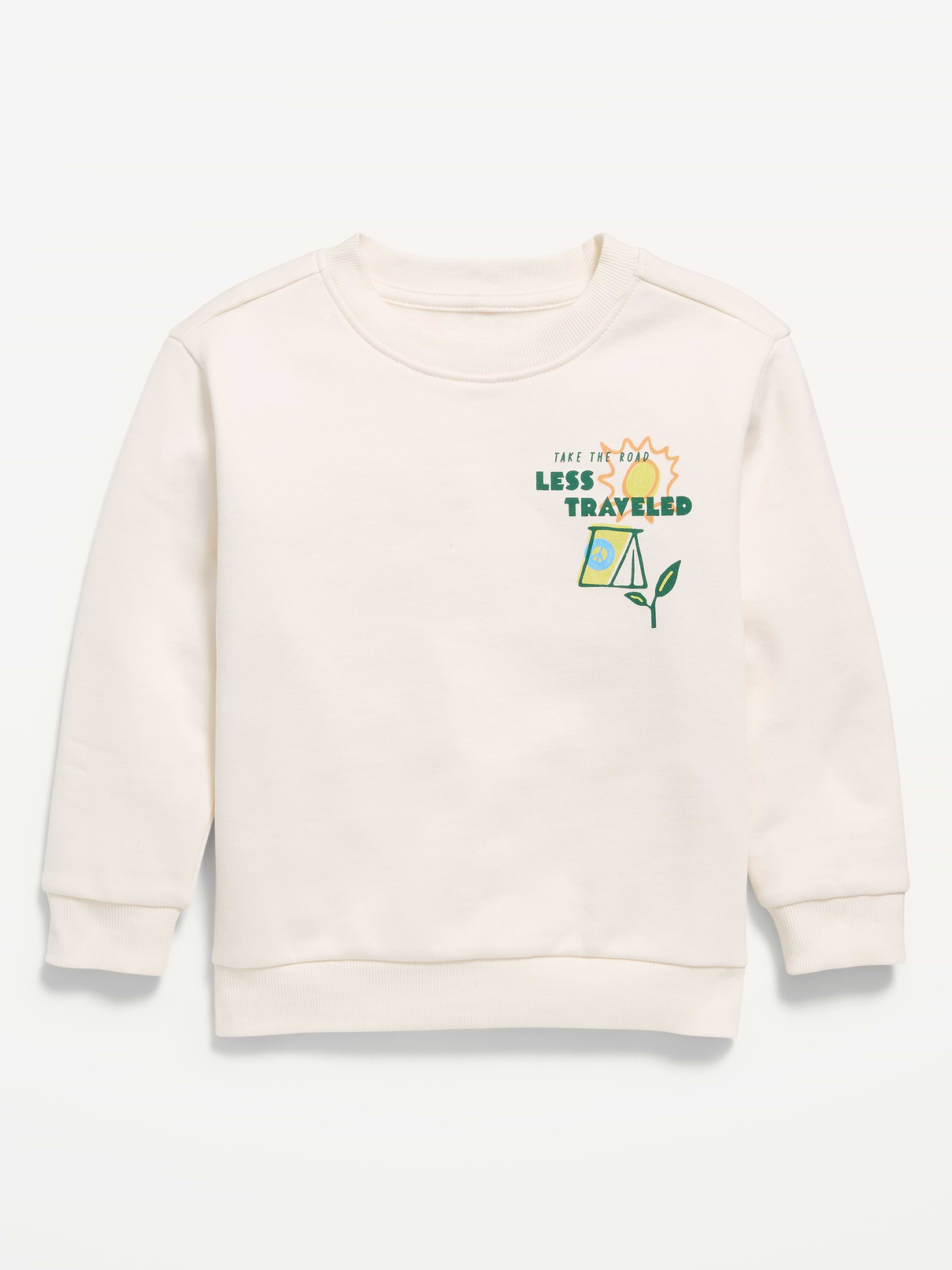 Image number 2 showing, Oversized Long-Sleeve Graphic Sweatshirt for Toddler Boys