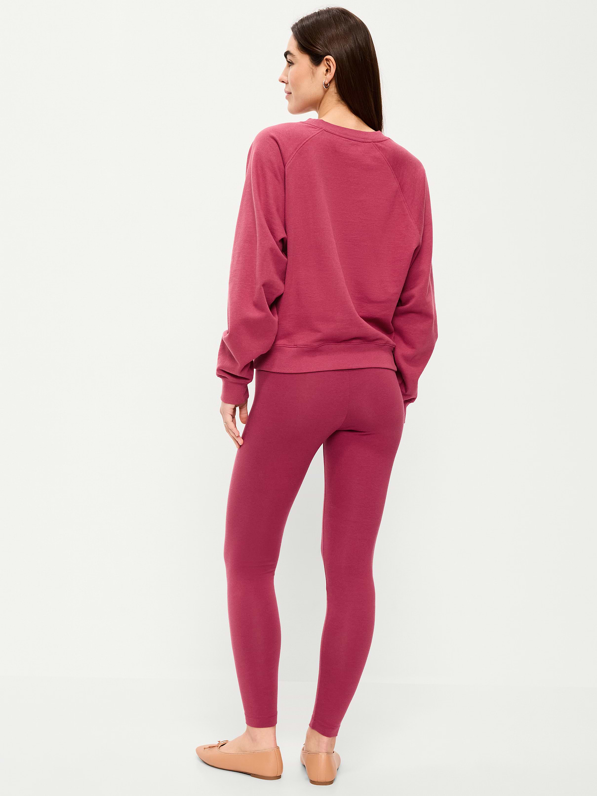 L'image numéro 3 présente Legging tendance à taille haute en jersey à superposer