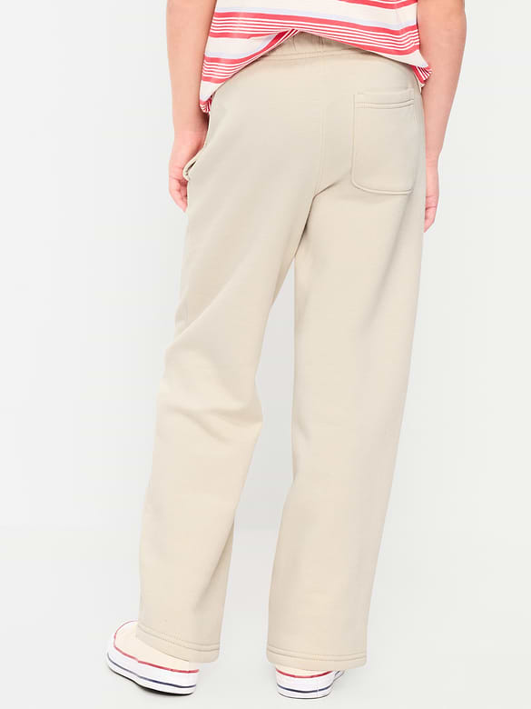 Straight Fleece Sweatpants for Boys