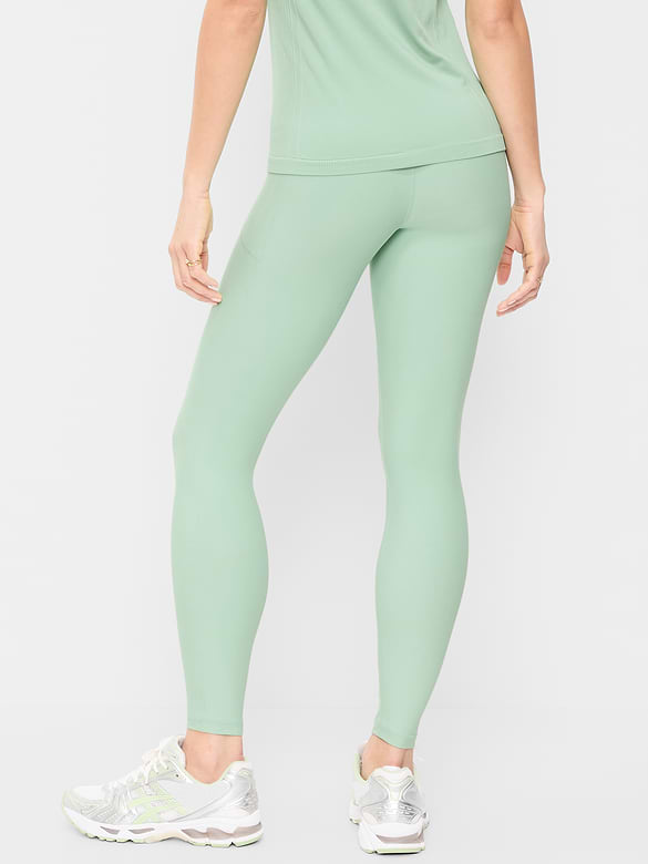 Extra-High Waisted PowerSoft Boundless 7/8 Pocket Leggings – No Front Seam