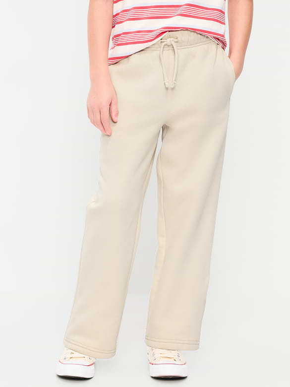 Straight Fleece Sweatpants for Boys