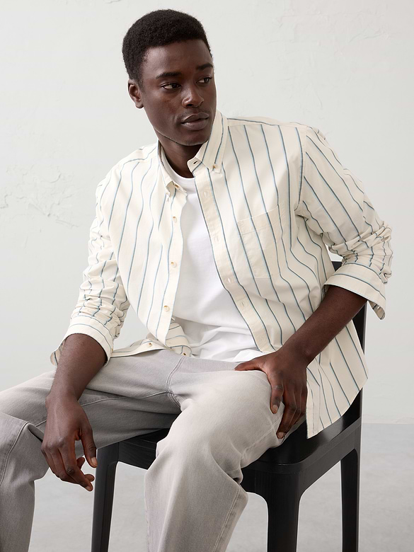 Slim-Fit Softwash Cotton Shirt