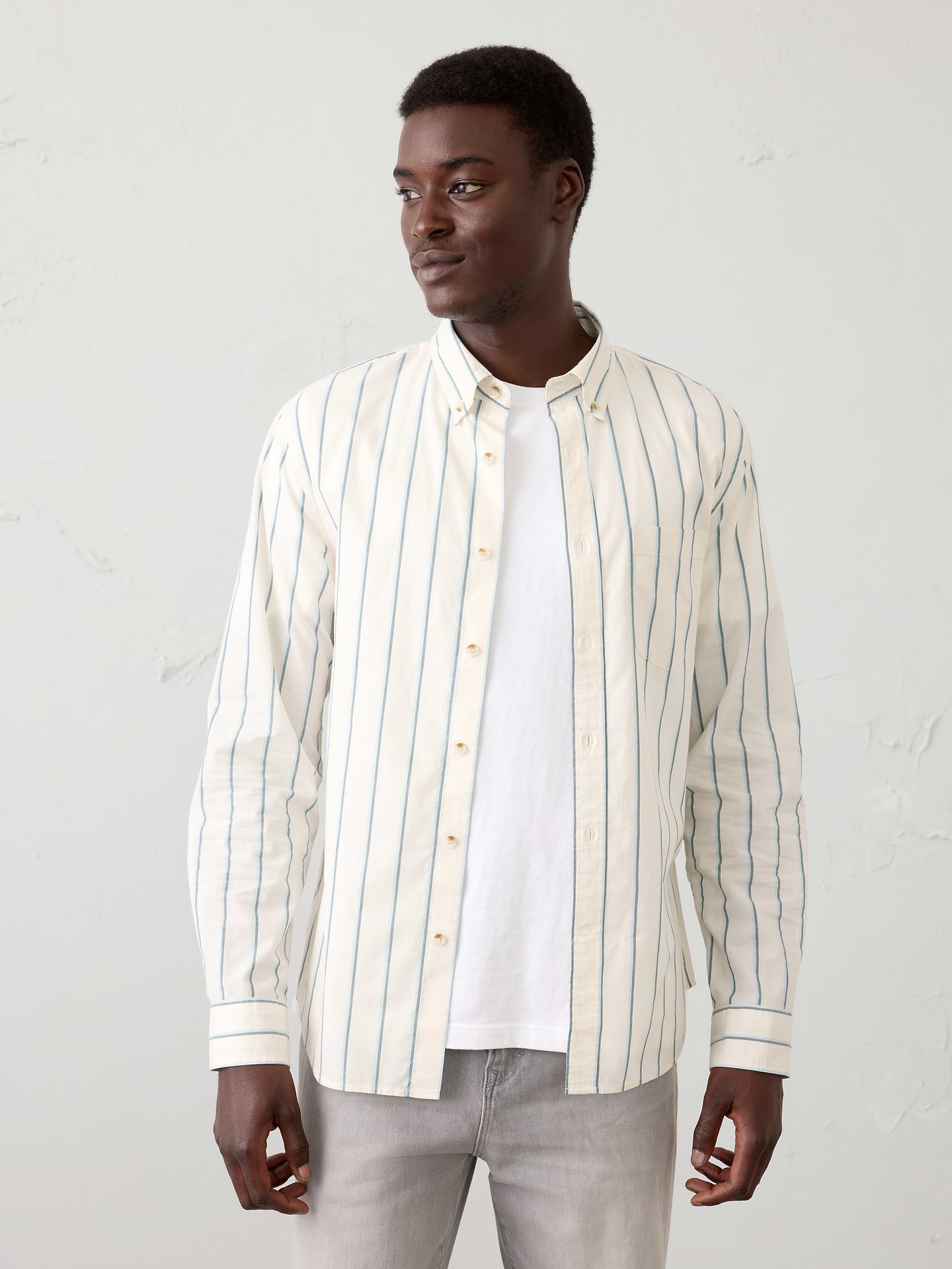 Image number 6 showing, Slim-Fit Softwash Cotton Shirt