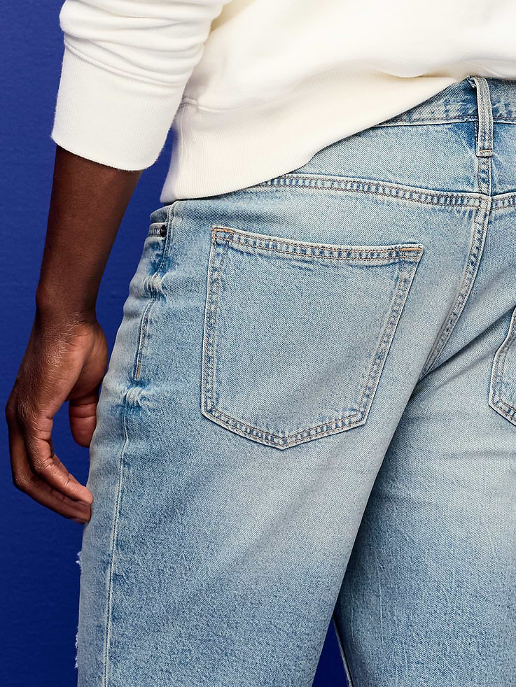 Image number 4 showing, Slim Built-In Flex Jean Shorts-- 9-inch inseam