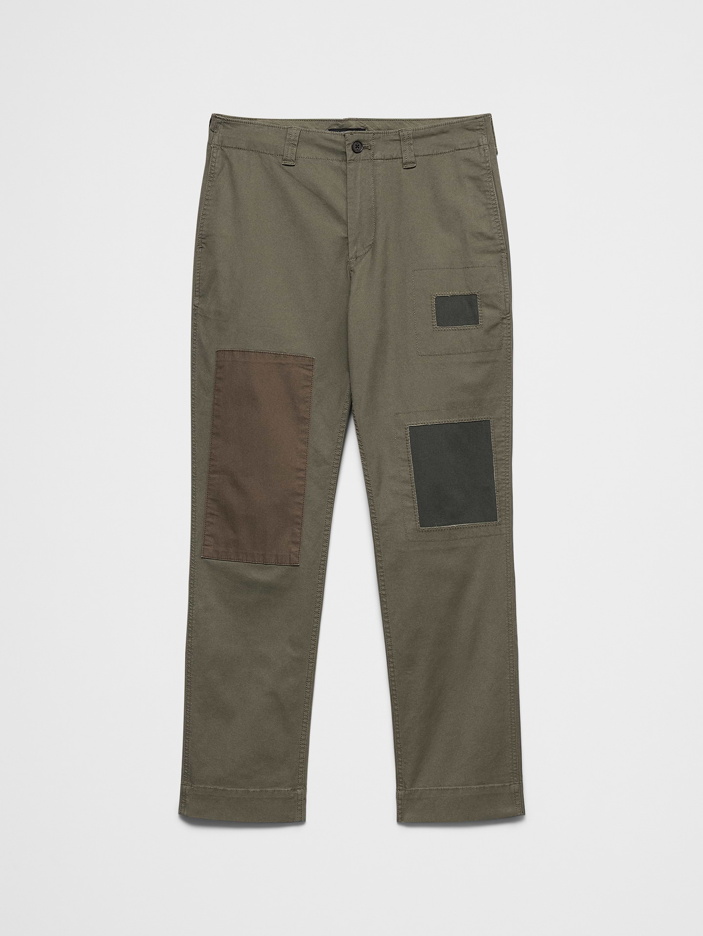 Image number 4 showing, Slim Straight Patchwork Chino