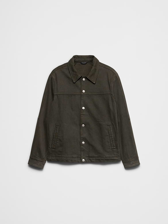 Relaxed Garment-Dyed Jacket