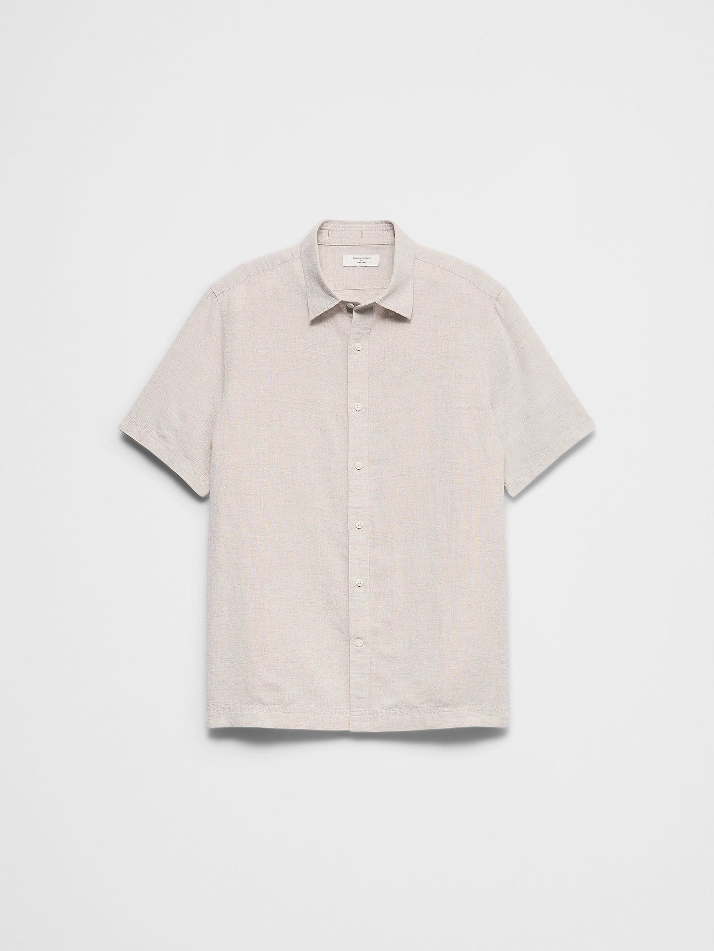 Image number 7 showing, Standard-Fit Linen-Blend Shirt