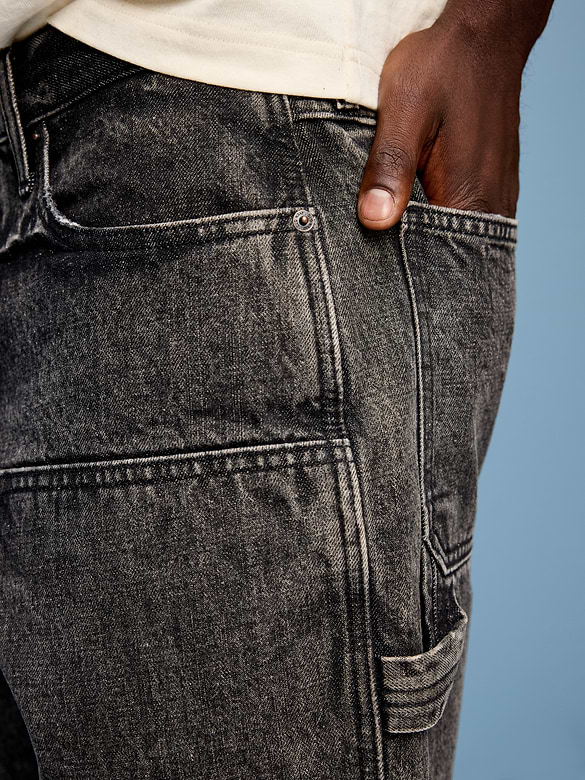 Baggy Carpenter Jean Shorts-- 10-inch inseam