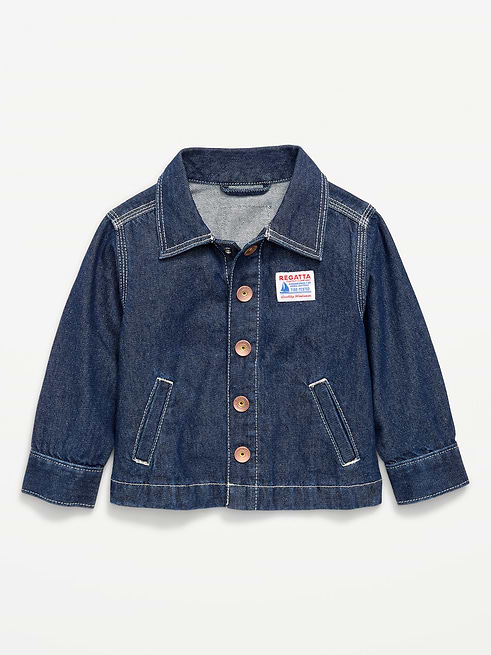 Loose Loose Unisex Jean Barn Coat for Toddler clearance deal