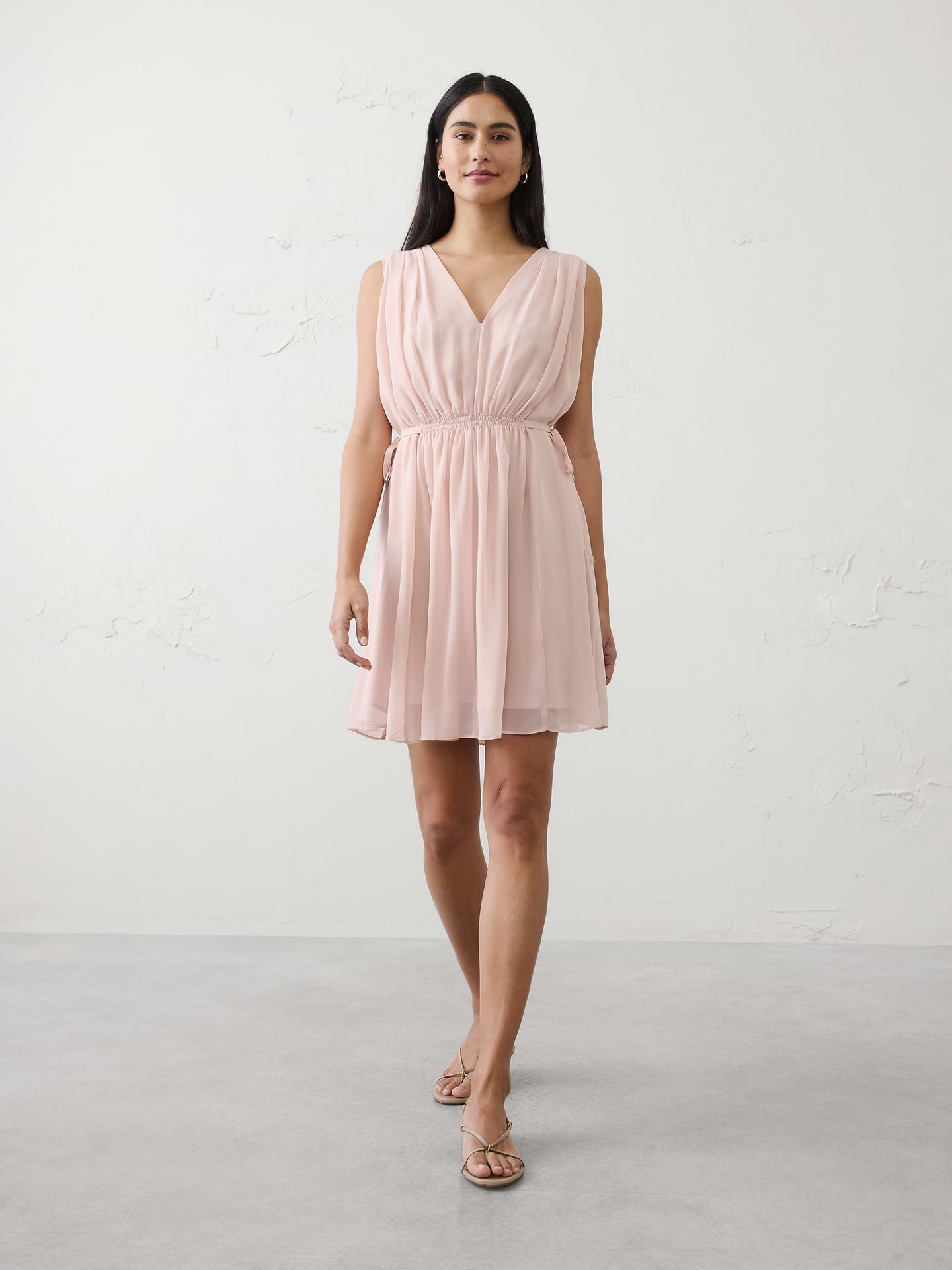 Image number 1 showing, Side-Tie Mini Dress