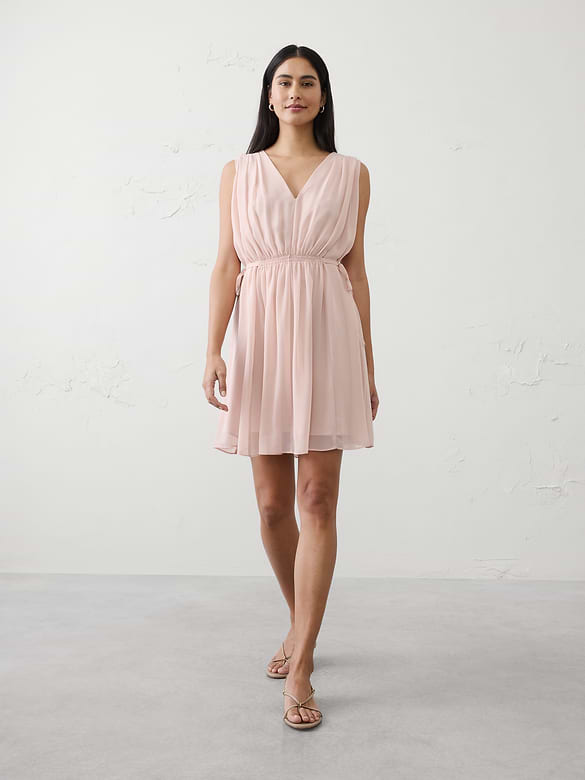 Side-Tie Mini Dress