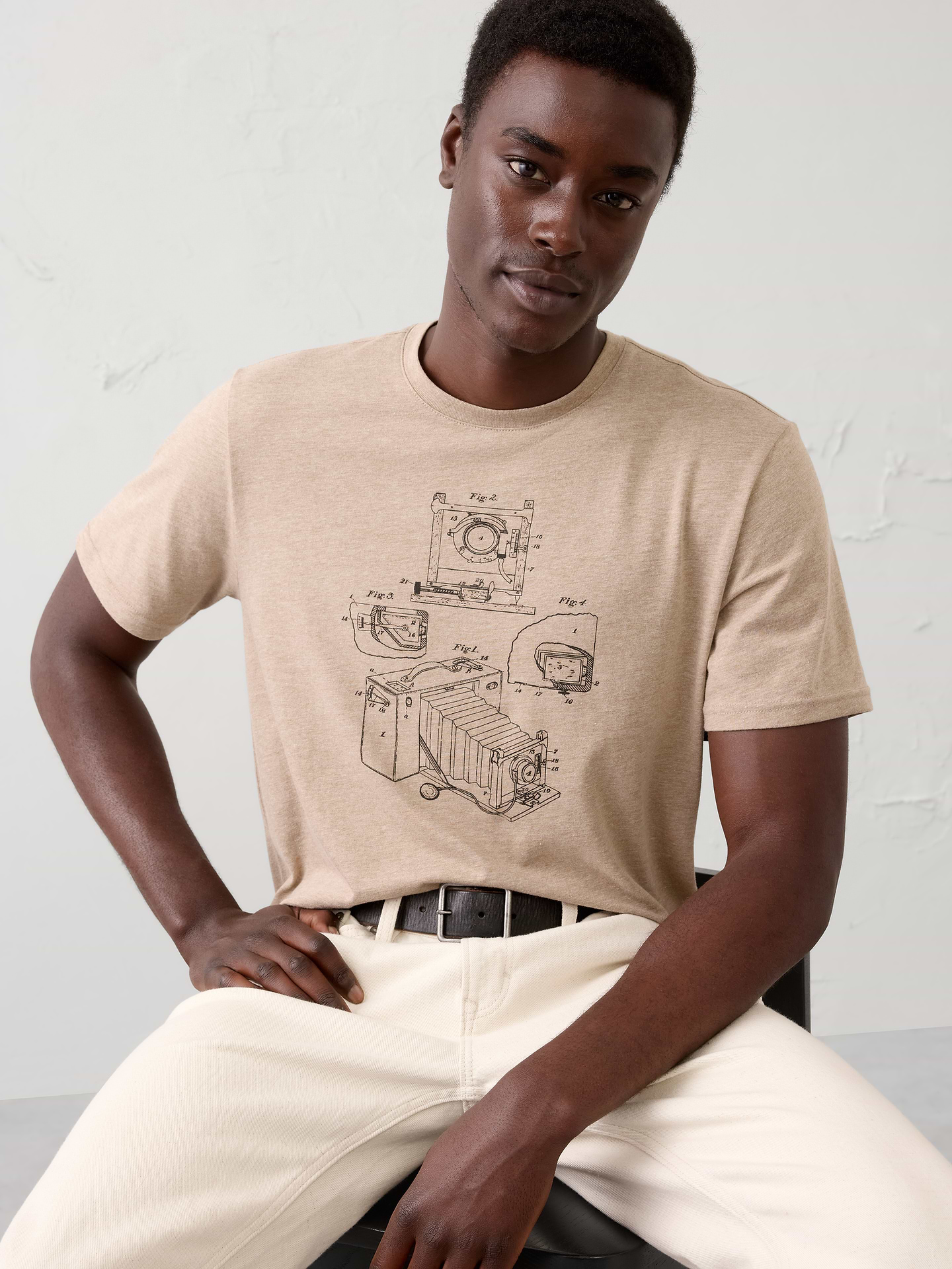 L'image numéro 1 présente T-shirt à imprimé
