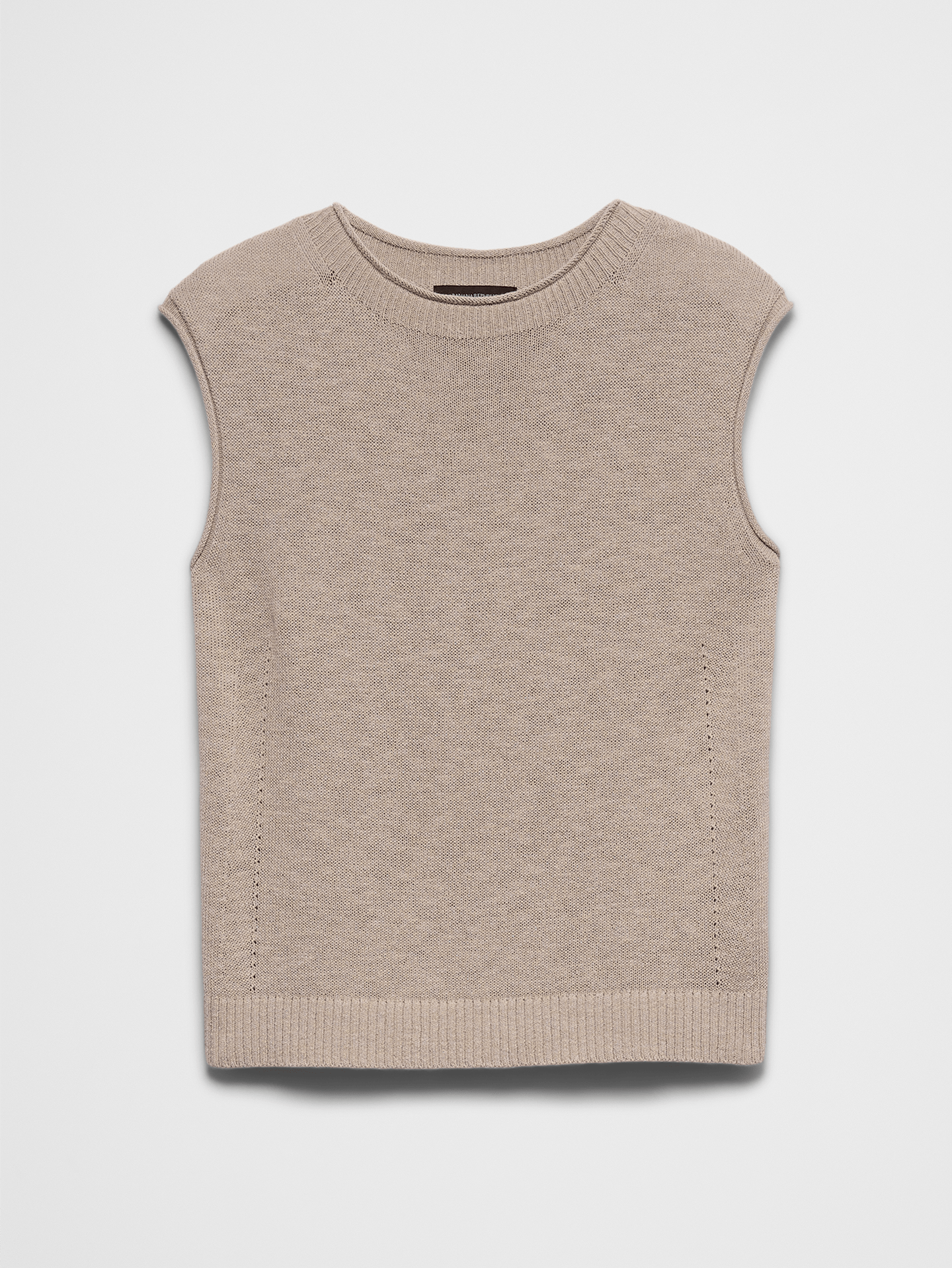 Image number 4 showing, Ramie-Cotton Sweater Tank