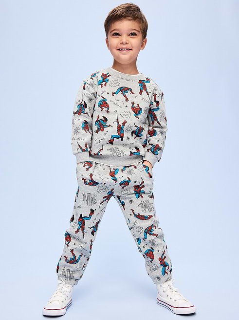Old Old Navy x Marvel Spider-Man Oversized Sweatshirt and Joggers Set for Toddler Boys under $75 clearance