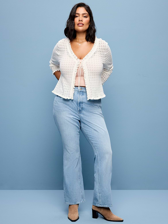 Extra High-Waisted Boot-Cut Jeans
