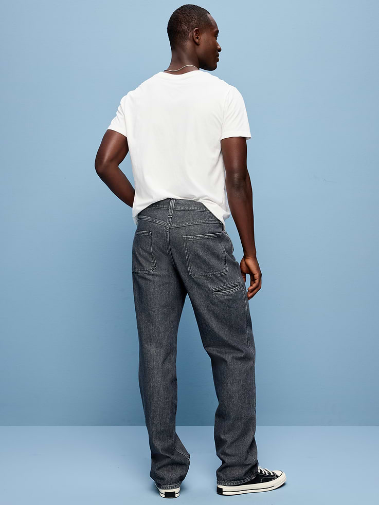 Image number 3 showing, 90s Loose Double-Knee Carpenter Jeans