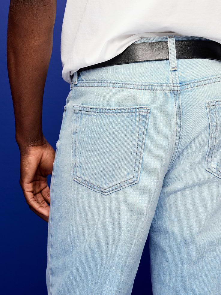 L'image numéro 4 présente Jean ample structuré non extensible