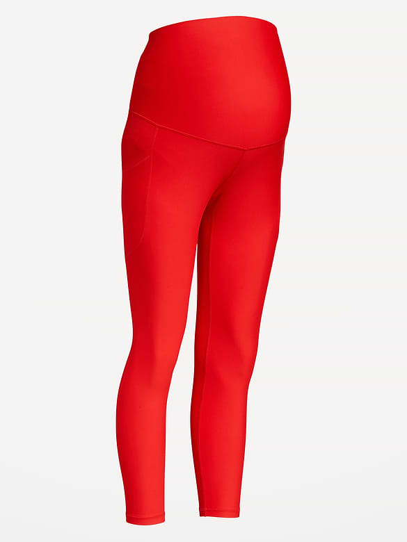 Maternity Full-Panel PowerSoft 7/8 Leggings