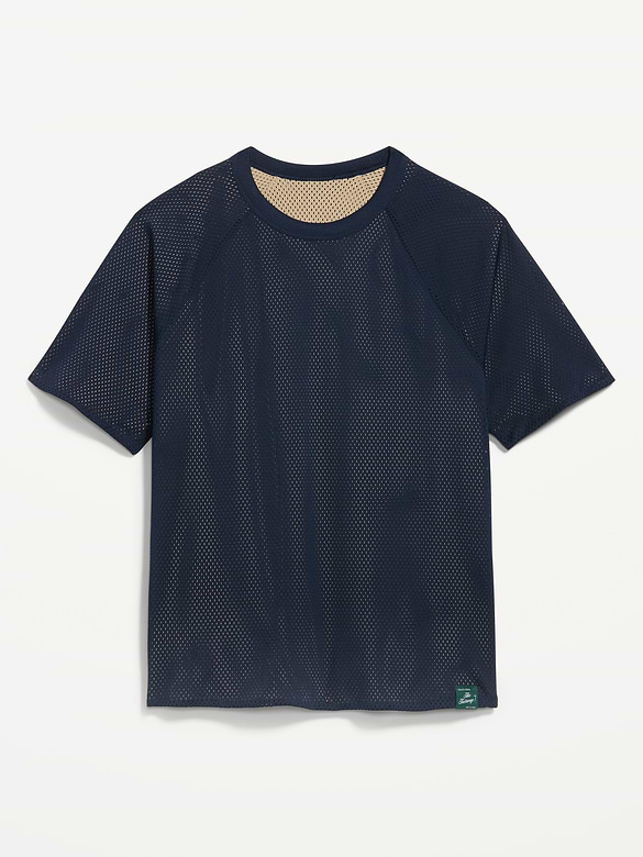Loose Mesh Reversible T-Shirt