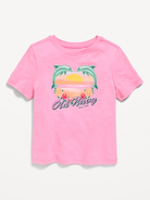 Image number 1 showing, Short-Sleeve Logo-Graphic T-Shirt for Toddler Girls