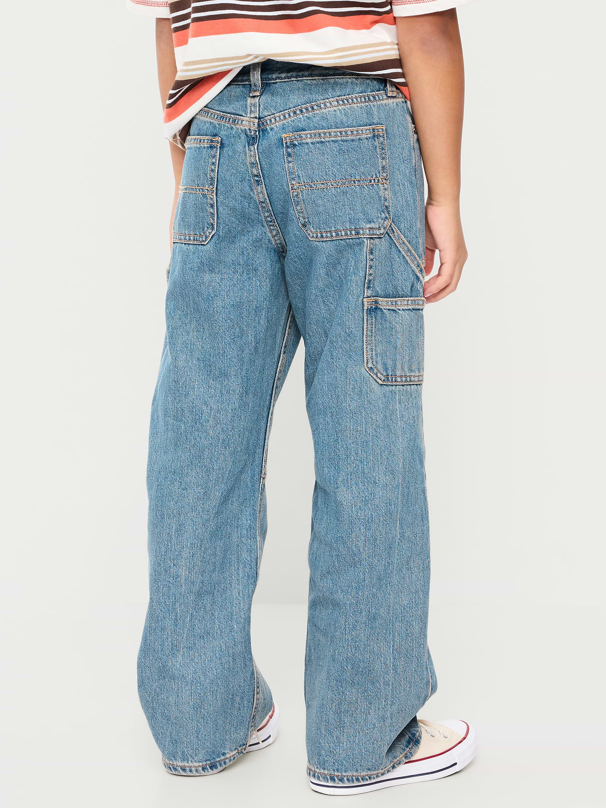 Image number 2 showing, Baggy Carpenter Utility Jeans for Boys