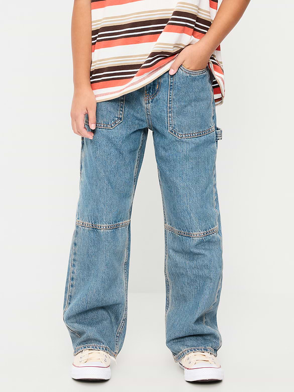Baggy Carpenter Utility Jeans for Boys