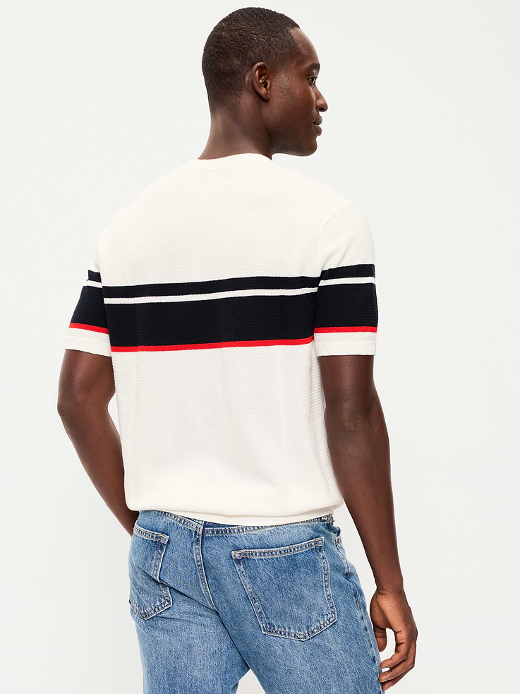 Image number 2 showing, Relaxed Color-Block Sweater T-Shirt