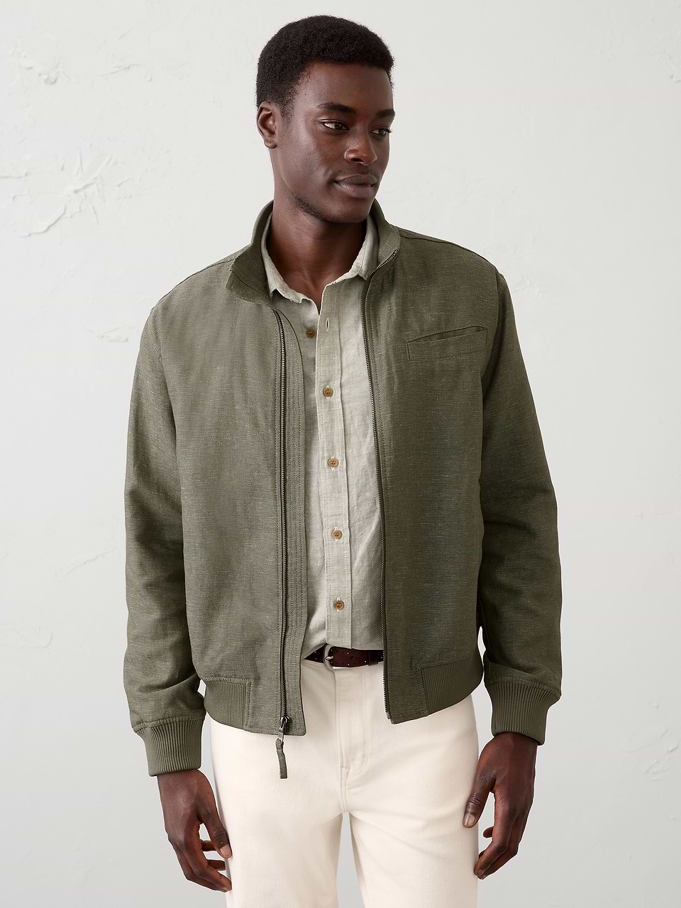 Cotton-Linen Bomber