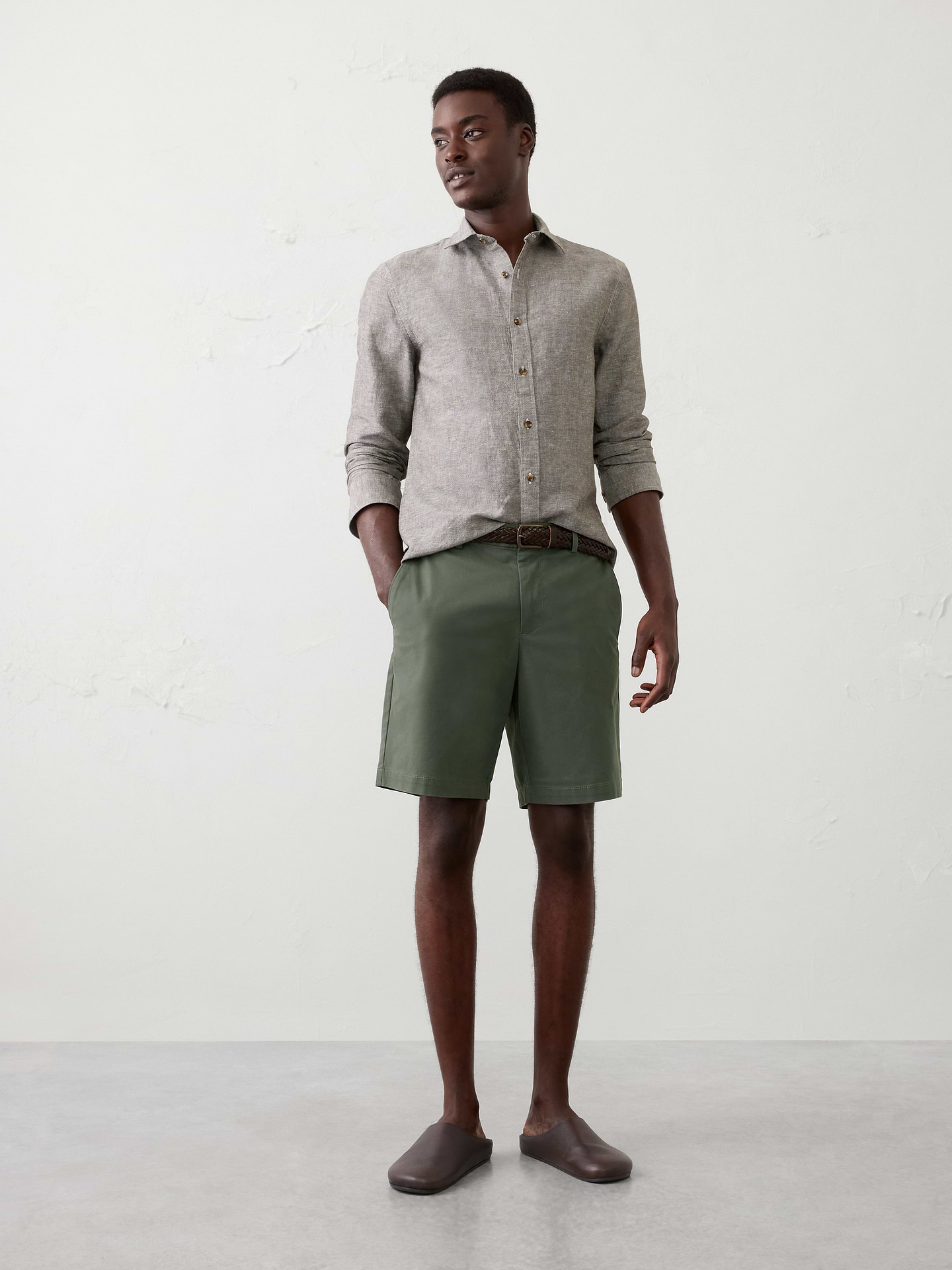 Image number 1 showing, Slim-Fit 9" Lived-In Short