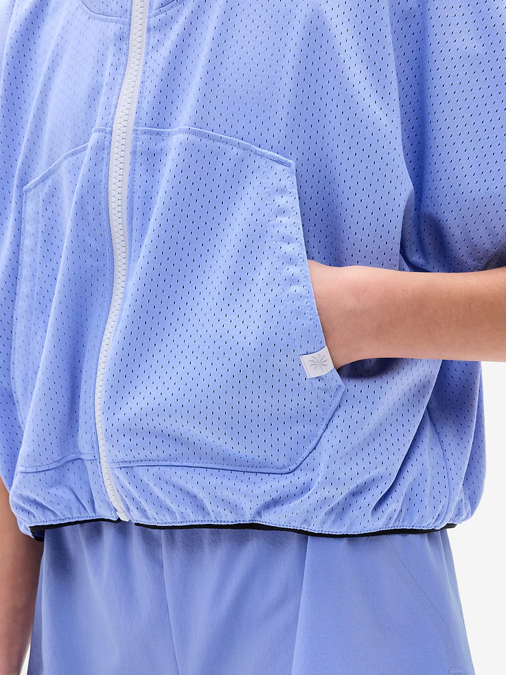 Image number 4 showing, Athleta Girl Reversible Mesh Windbreaker