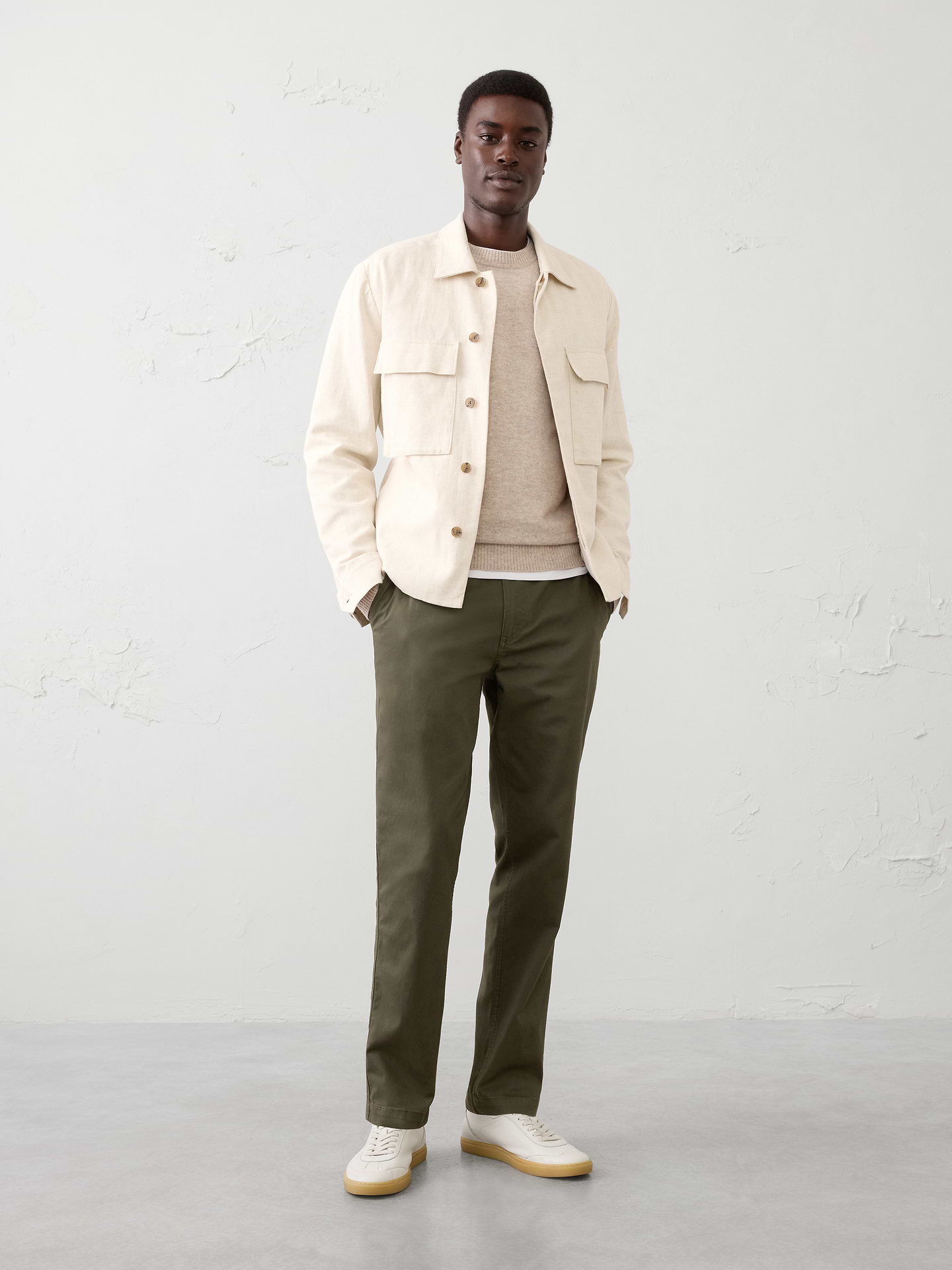 Image number 1 showing, Athletic-Fit Summerweight Chino