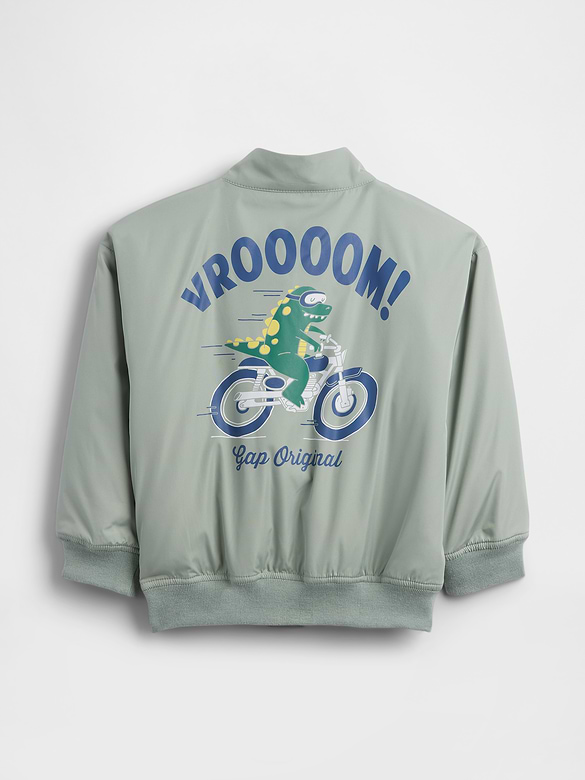 babyGap Graphic Bomber Jacket